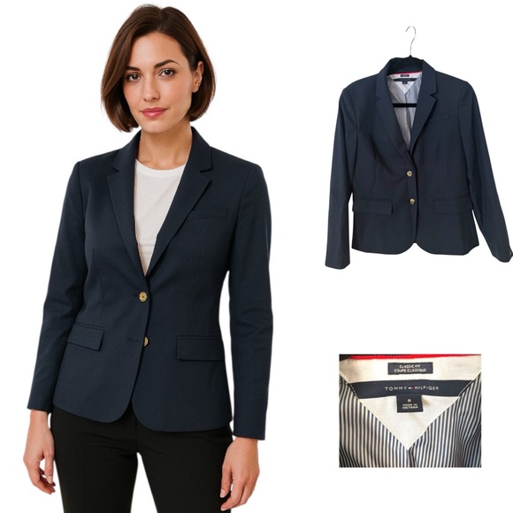 Tommy Hilfiger Jackets & Blazers - Tommy Hilfiger Navy Classic Fit Blazer